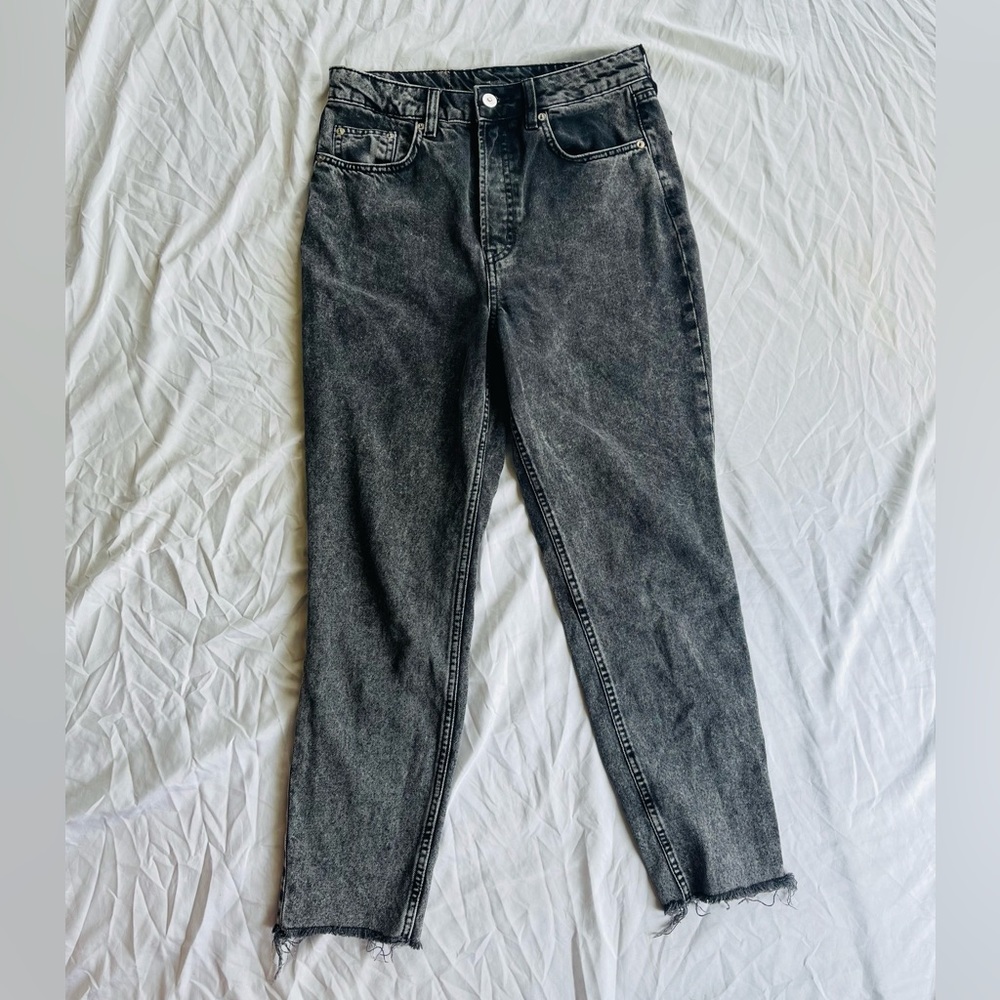 H&M Black Acid Wash Jeans